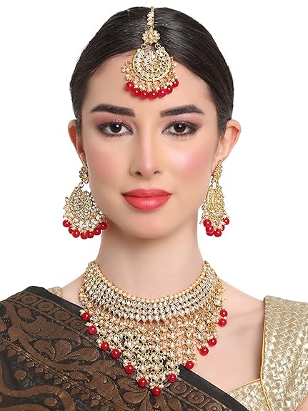 LukGud Necklace Jewellery Set for Women/ Girl