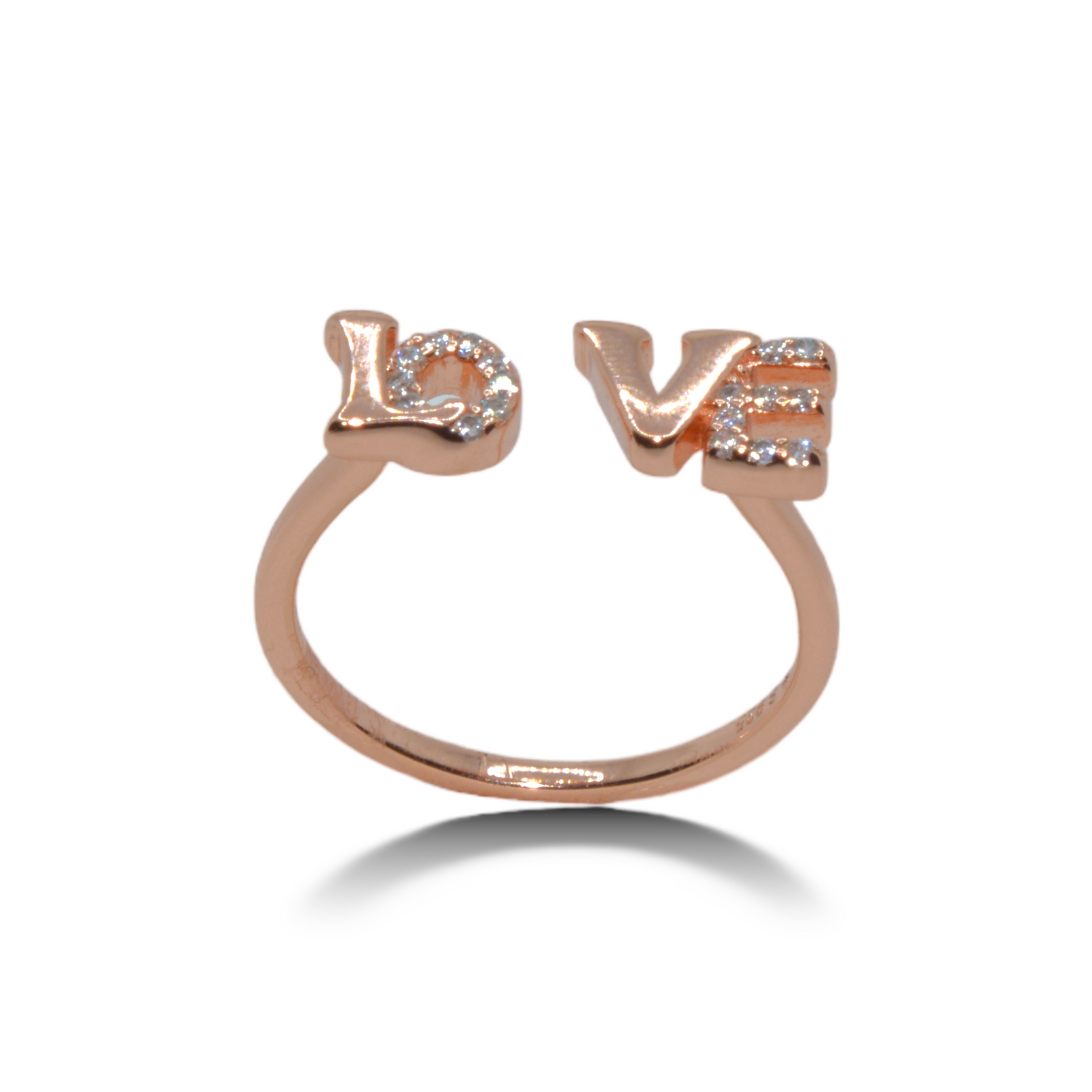 LukGud Lo Ve Forever Spark Ring (Size 6)
