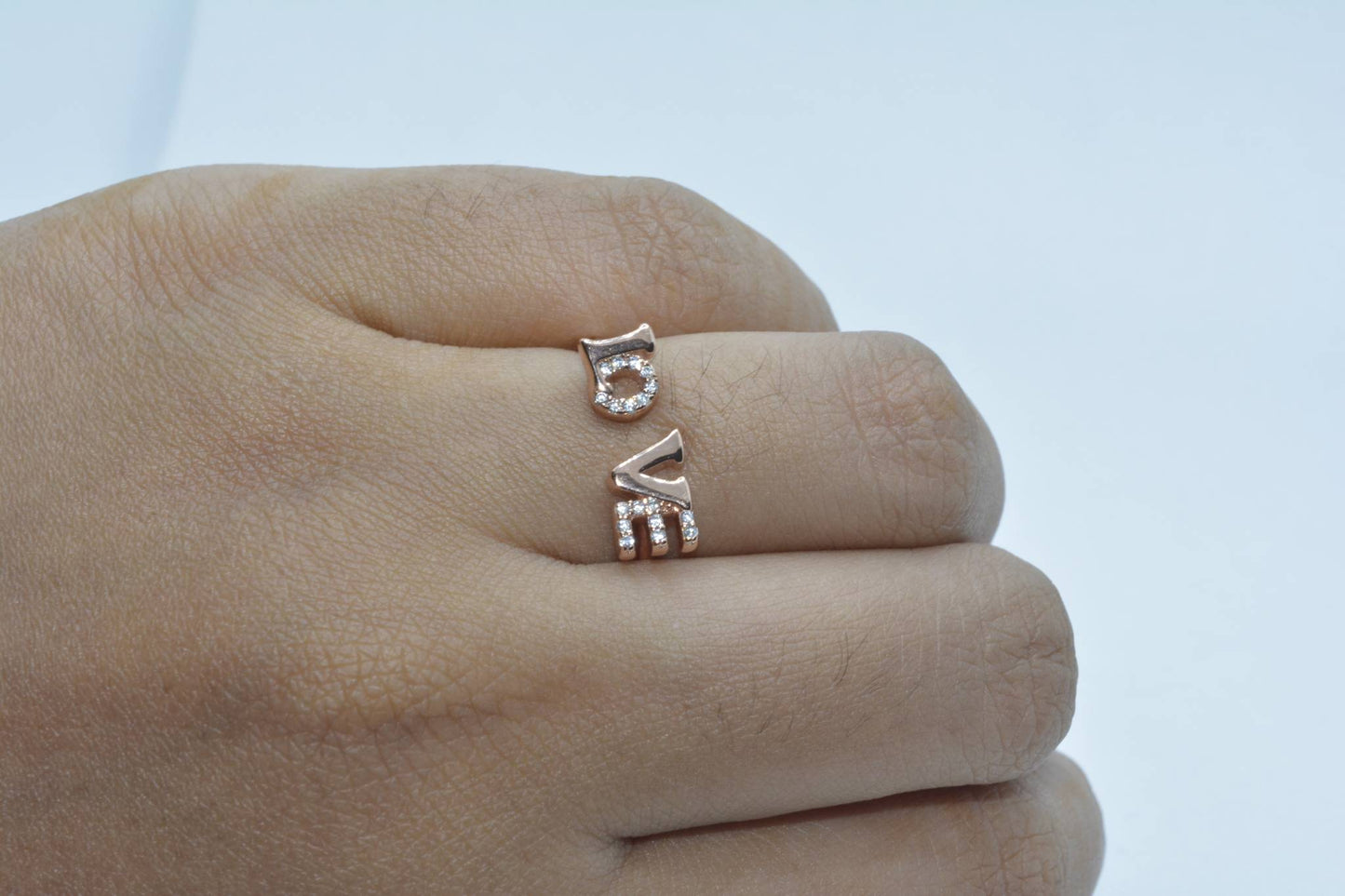 LukGud Lo Ve Forever Spark Ring (Size 6)
