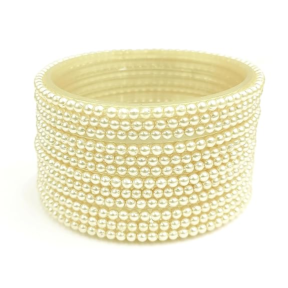 LukGud Bangle Set, Handmade Bangles, for Women's, (1Pair)