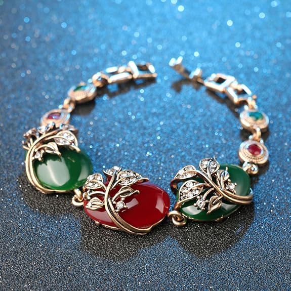LukGud Royal Traditional Bangle Stylish Bracelet for Women & Girls (Multi-Colour)