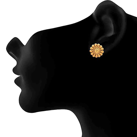 LuKgud Jewellery for Less Gold Plated Necklace & Earrings Set for Women