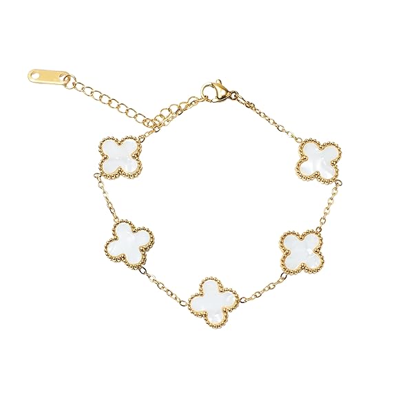 LukGud Moorish Clover Bracelet for Women | Stylish Women's Jewelry