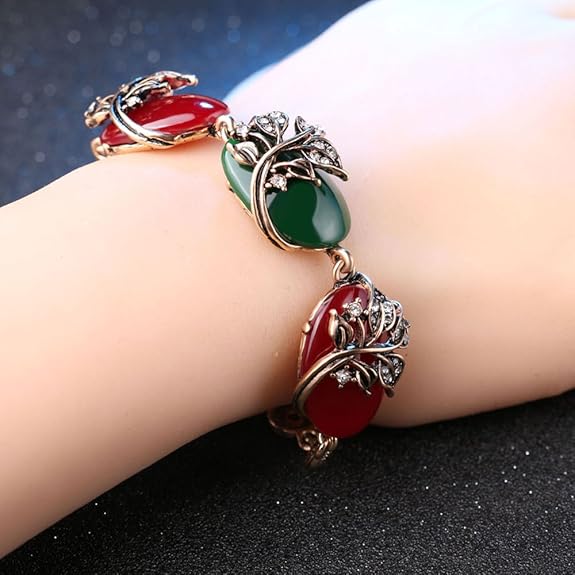 LukGud Royal Traditional Bangle Stylish Bracelet for Women & Girls (Multi-Colour)