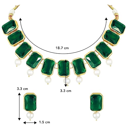 LukGud Crystal Necklace & Jewelry Set Gift for Women