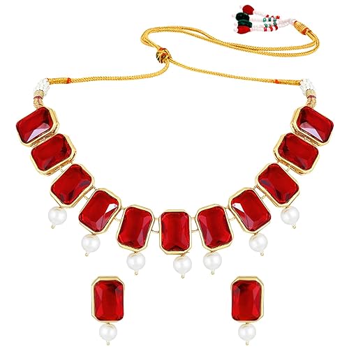 LukGud Crystal Necklace & Jewelry Set Gift for Women