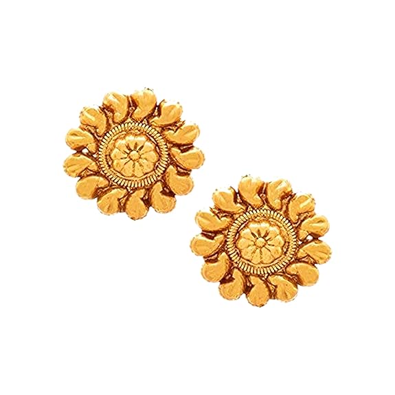 LuKgud Jewellery for Less Gold Plated Necklace & Earrings Set for Women