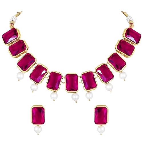 LukGud Crystal Necklace & Jewelry Set Gift for Women