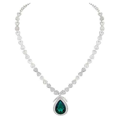 LukGud Stylish Necklace Jewellery Set for Women and Girls |