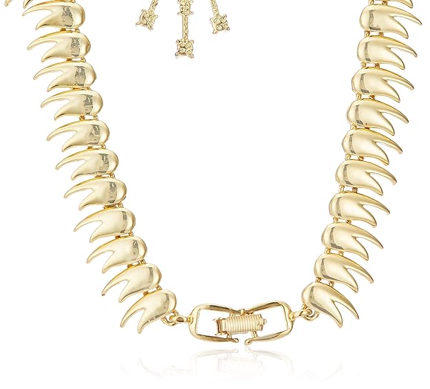 LukGud Gold Plated Austrian Crystals Necklace Set for Women