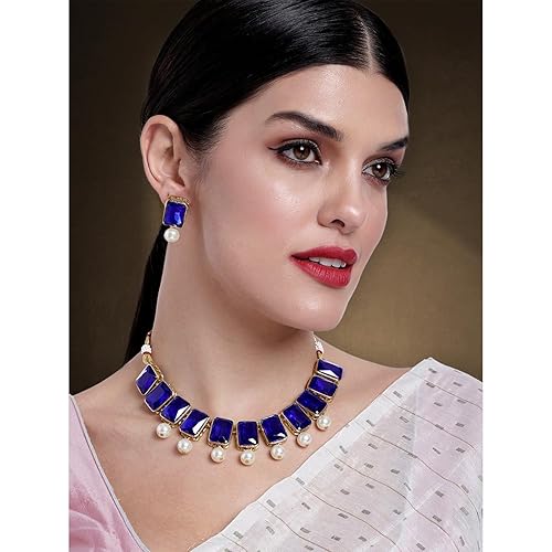 LukGud Crystal Necklace & Jewelry Set Gift for Women