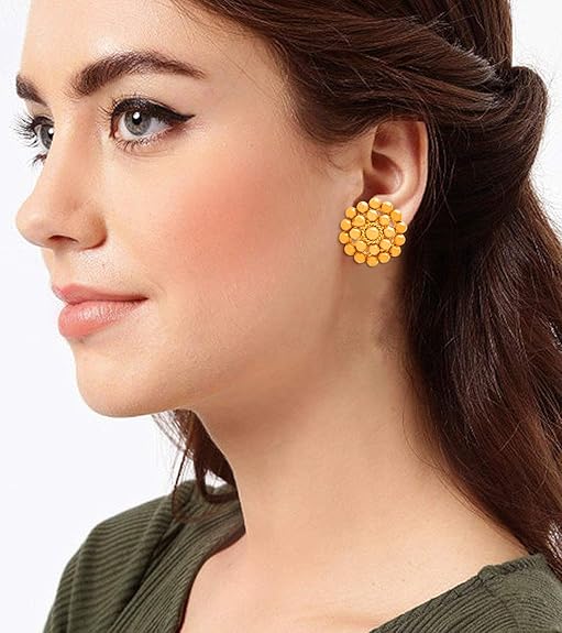 LukGud Jewellery for Less Gold Plated Necklace & Earrings Set for Women