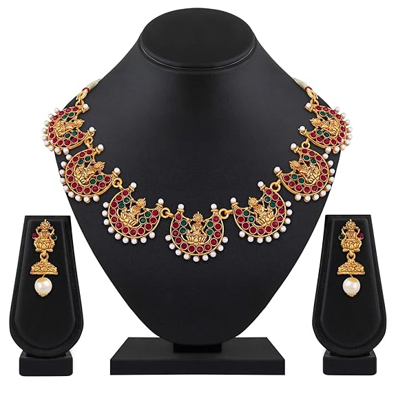 LukGud Choker Necklace Wedding Party Stylish Jewellery Set for Women