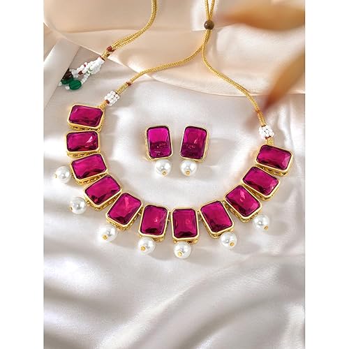 LukGud Crystal Necklace & Jewelry Set Gift for Women