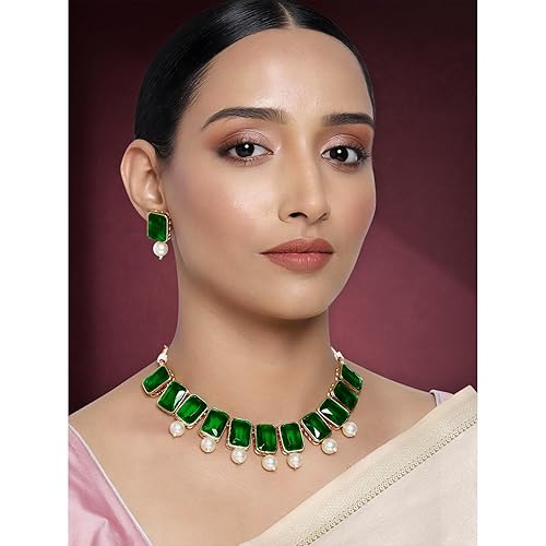 LukGud Crystal Necklace & Jewelry Set Gift for Women