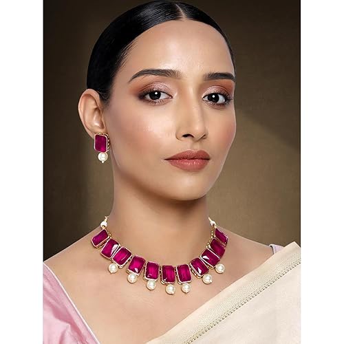LukGud Crystal Necklace & Jewelry Set Gift for Women