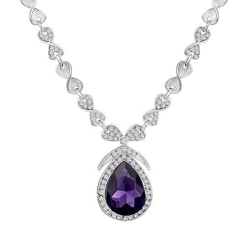 LukGud Stylish Necklace Jewellery Set for Women and Girls |