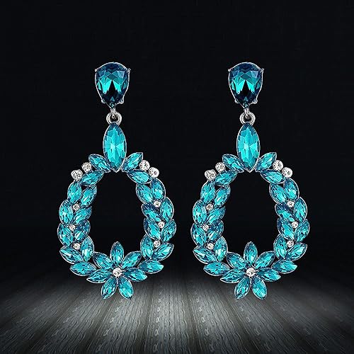LukGud Jewellery for women Valentine Collection Crystal Earings Earrings for Girls and Women