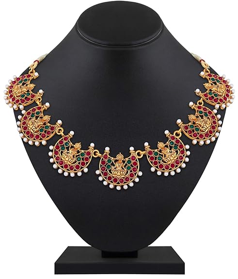 LukGud Choker Necklace Wedding Party Stylish Jewellery Set for Women