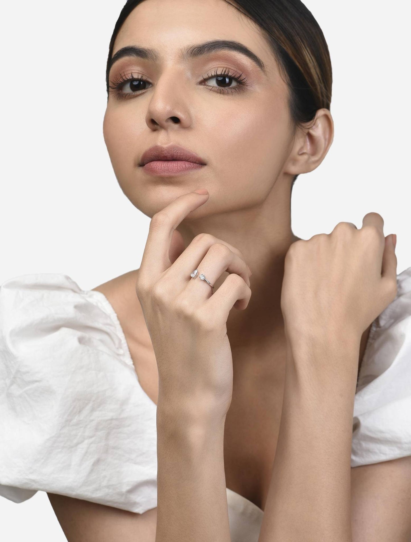 LukGud 925 Silver Ava Ring