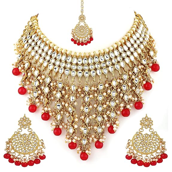 LukGud Necklace Jewellery Set for Women/ Girl