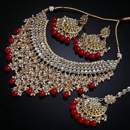 LukGud Necklace Jewellery Set for Women/ Girl