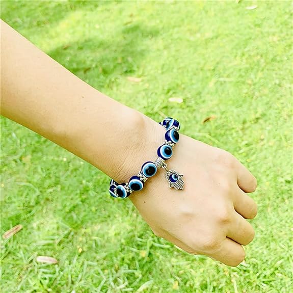 LukGud Evil Eye Bracelet for Girls / Women