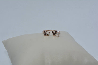LukGud Lo Ve Forever Spark Ring (Size 6)