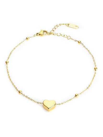 LukGud Anklets for Women Charm  Style Chic Anklet for Women and Girls Valentine Gift for Girls