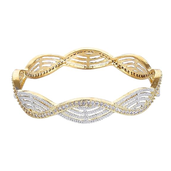 LukGud Gold Plated Jewellery Bangles for Women and Girls