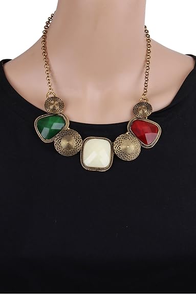 LukGud Necklace for Women (Multi-Colour)