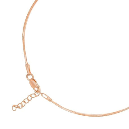 LukGud 925 Sterling Silver Anklet | Rose Gold Plated Shimmering Gift Ideas-Women Chain Anklet