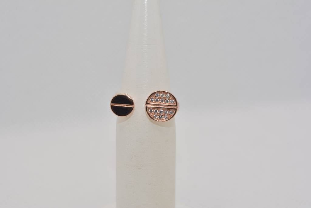 LukGud Rose Gold Adjustable Ring