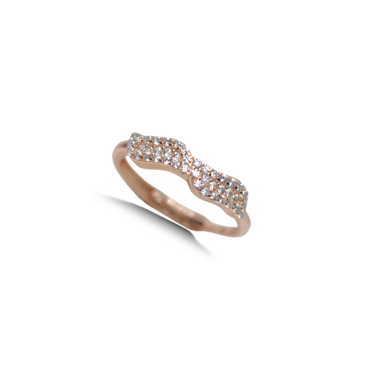 LukGud Diamond Band Ring (Size 6)