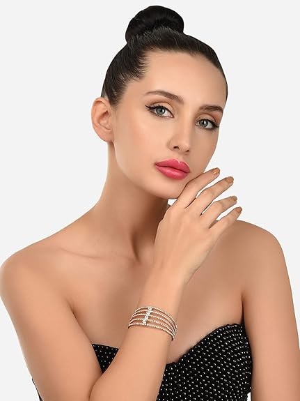 LukGud Rose Gold Bracelet For Women