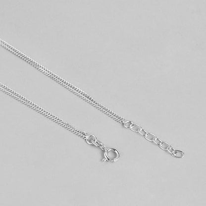 LukGud Silver Anklet | Rhodium Plated Precious Cubic Zirconia Gift Ideas-Women Chain Anklet |