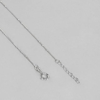 LukGud Silver Designer Heart Locket Rhodium Plated Adjustable Chain Anklet (Pair) | Gift for Women & Girls |