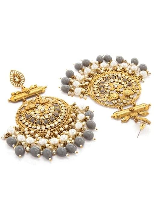 LukGud Earrings for Women and Girls Intricate Circular Design