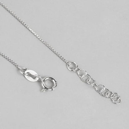 LukGud 925 Sterling Silver Designer Leaf Rhodium Plated Adjustable Chain Anklet (Pair) | Gift for Women & Girls