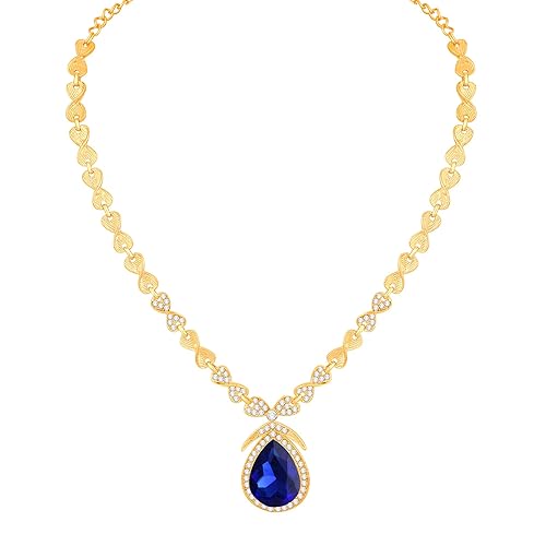 LukGud Stylish Necklace Jewellery Set for Women and Girls |