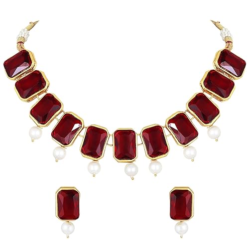 LukGud Crystal Necklace & Jewelry Set Gift for Women