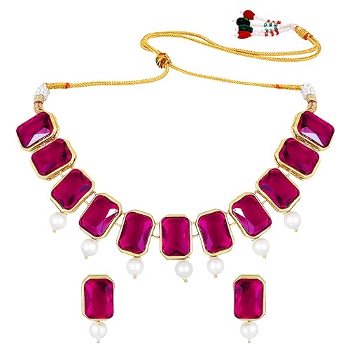 LukGud Crystal Necklace & Jewelry Set Gift for Women