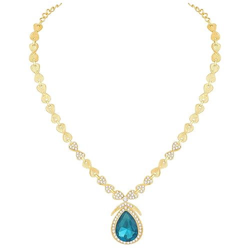 LukGud Stylish Necklace Jewellery Set for Women and Girls |