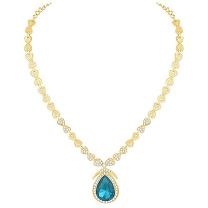LukGud Stylish Necklace Jewellery Set for Women and Girls |