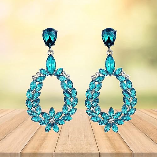 LukGud Jewellery for women Valentine Collection Crystal Earings Earrings for Girls and Women