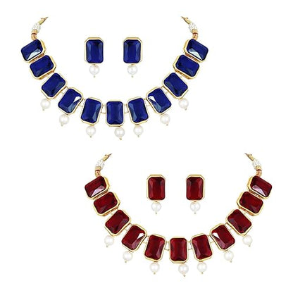 LukGud Crystal Necklace & Jewelry Set Gift for Women