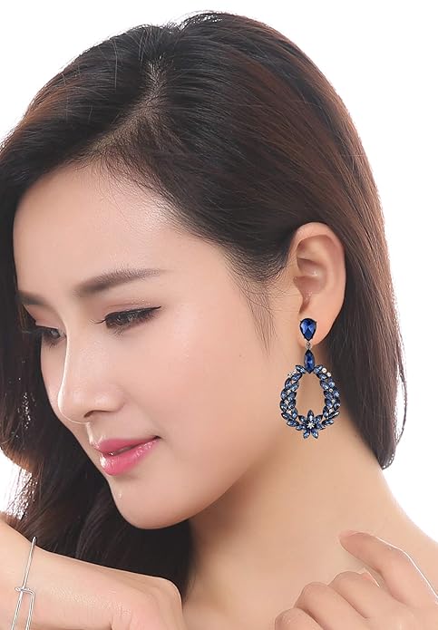 LukGud Jewellery for women Valentine Collection Crystal Earings Earrings for Girls and Women