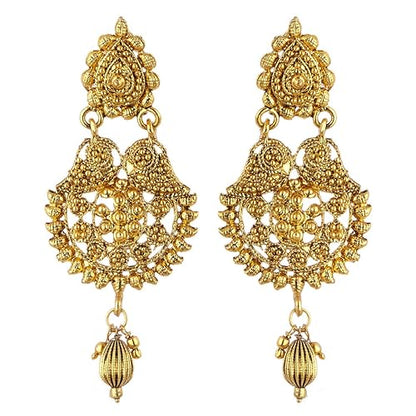 LukGud Gold Plated Dangle & Drop Earrings For Girls & Women-One Size