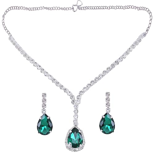 LukGud Necklace Set for Women with Earrings | Fancy Jewelry Set for Women