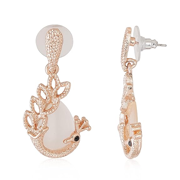 LukGud Gold Plated Austrian Crystals Necklace Set for Women